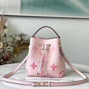 NEW NeoNoe MM Pink Monogram Bag